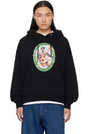 OFF-WHITE Black Fresco Hoodie