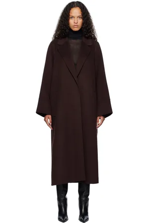 Max Mara Burgundy Agata Coat
