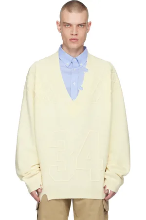 AMBUSH Off- Destroyed Rib Knit Sweater