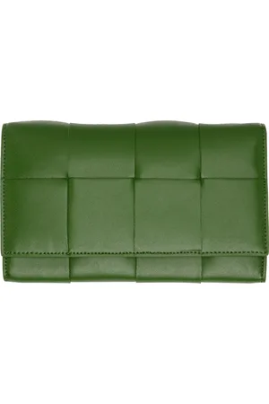 Bottega Veneta Green Long Wallet