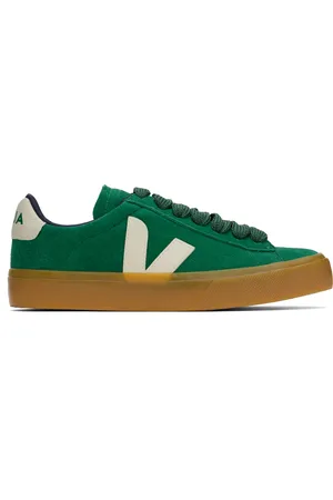 Veja Green Campo Bold Suede Sneakers