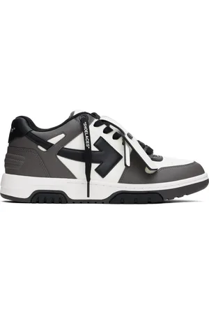 OFF-WHITE White & Gray Out Of Office Sneakers
