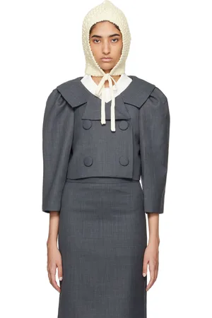 Shushu/Tong Gray Puff Sleeve Jacket