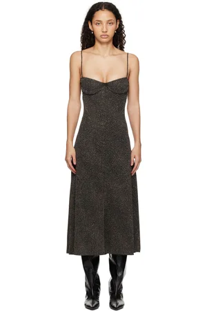 Beaufille Black Ariel Midi Dress