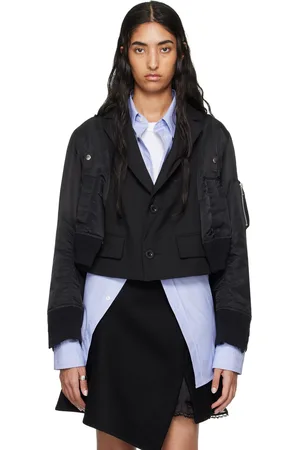 SACAI Black Suiting Blazer