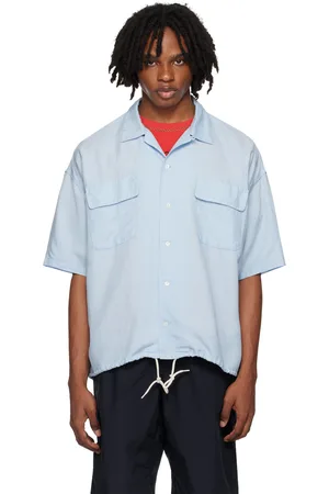 NANAMÍCA Blue Open Collar Shirt