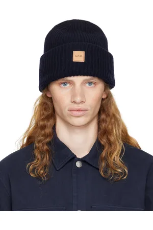 A.P.C. Navy Michele Knit Beanie