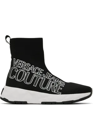 VERSACE Black Atom Sneakers