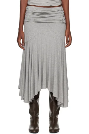 Gimaguas Gray Fortuna Midi Skirt