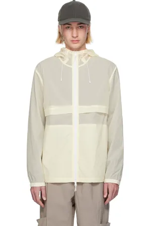 J EONGL I Yellow Camouflage Lasercut Windbreaker