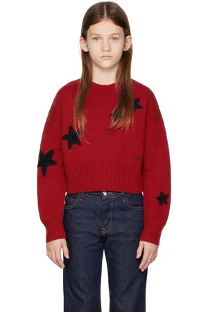 Marni Kids Red Knitted Sweater