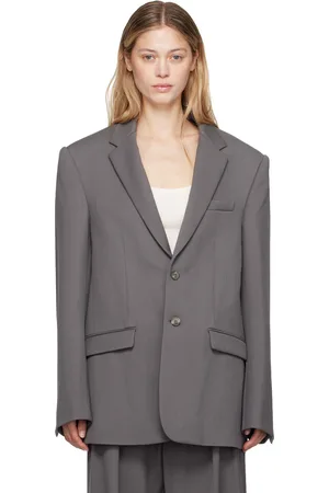 WARDROBE.NYC Gray Oversize Blazer