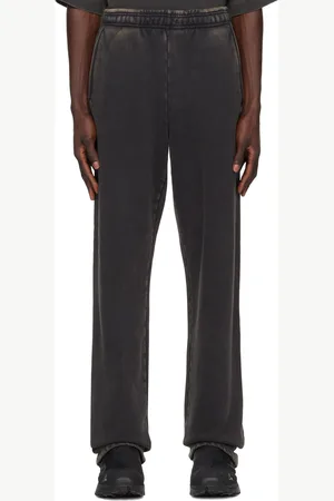 Entire Studios Black Straight-Leg Sweatpants
