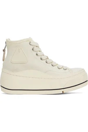 R13 Off-White Kurt High Top Sneakers