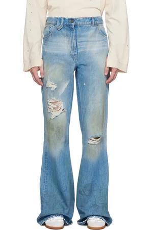 EgonLab Blue Samy Wide Leg Jeans