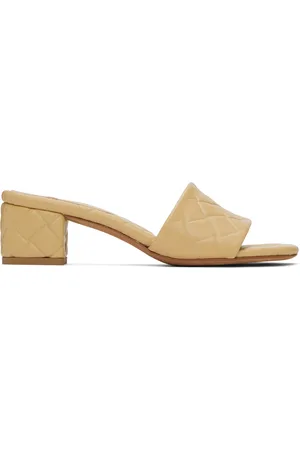 Bottega Veneta Beige Amy Mules