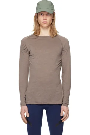 Soar Running Brown Merino & Silk Base Layer T-Shirt