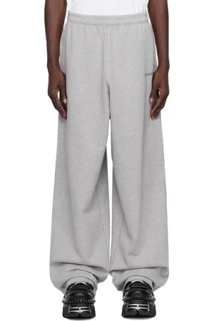 Vetements Gray Embroidered Logo Sweatpants