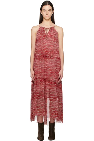 Isabel Marant Alita Chiffon Maxi Dress