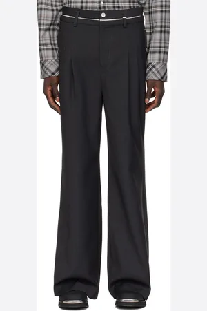 C2H4 Gray Four-Pocket Trousers