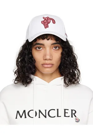 Moncler White Roger Rabbit Cap
