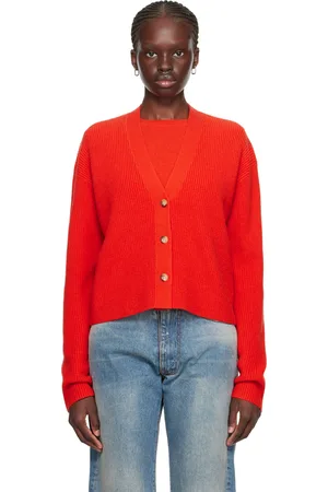Guest In Residence SSENSE Exclusive Red Cardigan