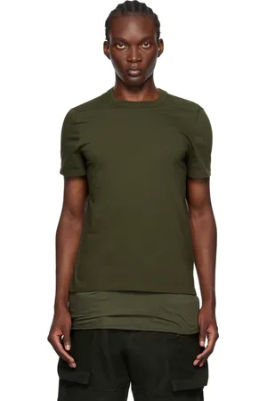 Rick Owens Green Porterville Short Level T-Shirt