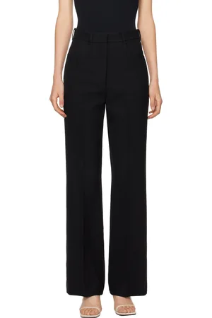 Rohe Black Straight-Leg Trousers