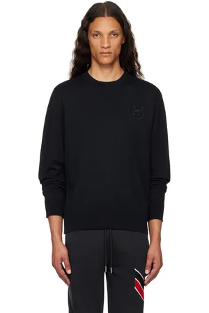 Moncler Navy Appliqué Sweater