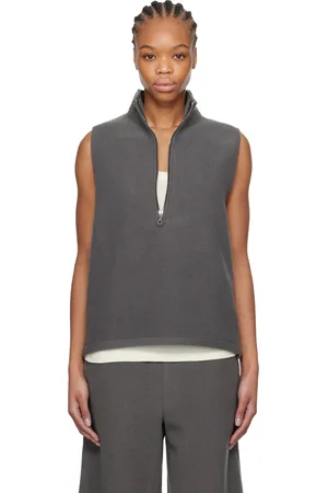 RIER Gray Fleece City Vest