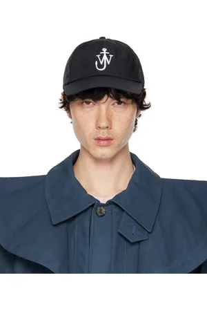 J.W.Anderson Black Anchor Logo Baseball Cap