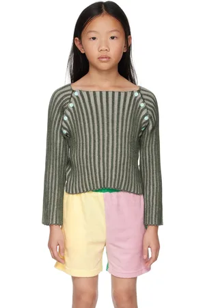 ECKHAUS LATTA SSENSE Exclusive Kids Green Sweater