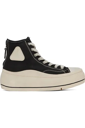R13 Black Kurt High Top Sneakers
