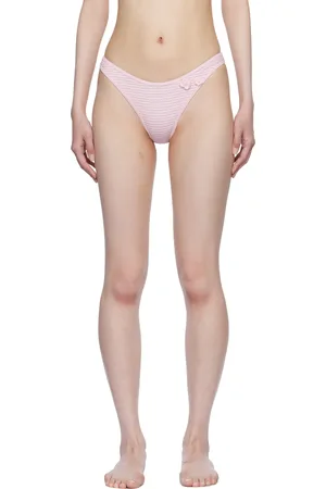 Frankies Bikinis Pink Dove Bikini Bottom