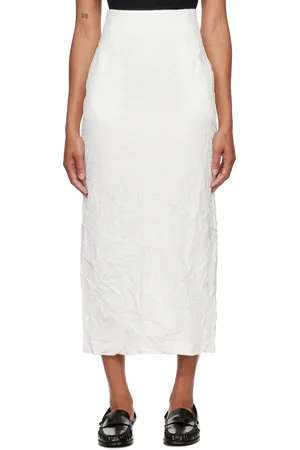 Auralee Wrinkled Maxi Skirt