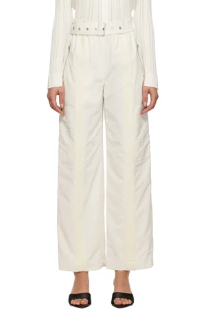 3.1 Phillip Lim White Belted Trousers