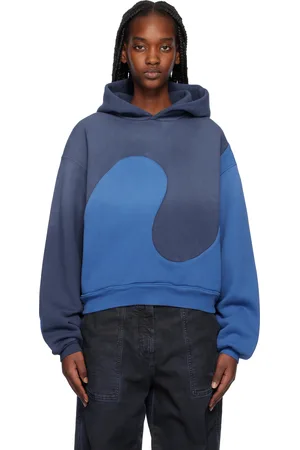 ERL Blue Classic Swirl Hoodie