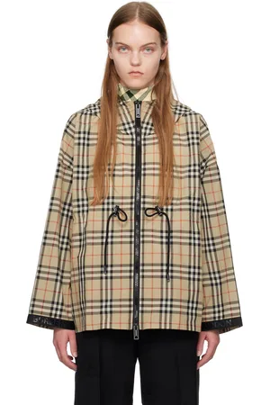 Burberry Beige Check Jacket
