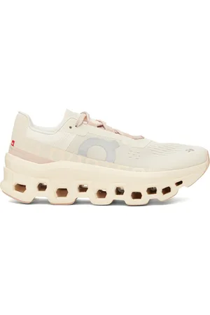 On Running Gray & Pink Cloudmster Sneakers