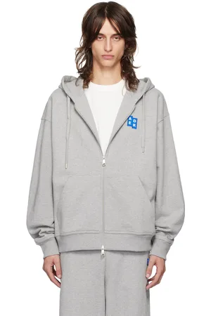 Ader Error Gray TRS Tag Hoodie