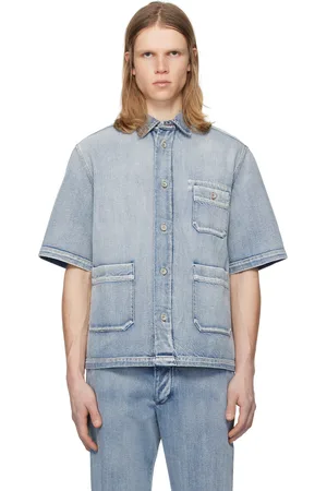 BARENA Blue Ordior Geco Shirt