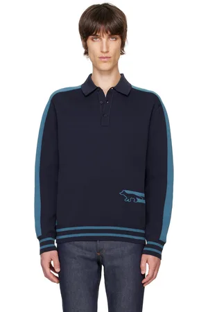 Maison Kitsuné Blue Flash Fox Polo