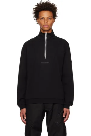 Moncler Black Half-Zip Sweatshirt