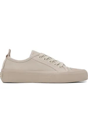 STUDIO NICHOLSON Taupe Byrd Canvas Sneakers