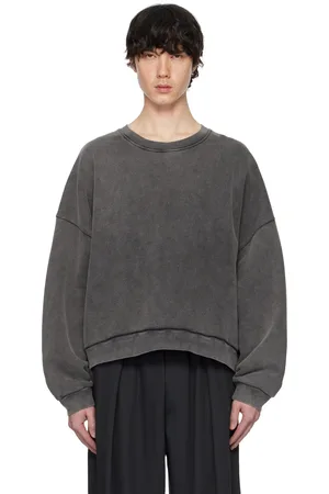 Acne Studios Black Logo Patch Sweatshirt