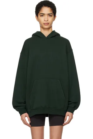 SKIMS Green Vintage Fleece Oversized Hoodie