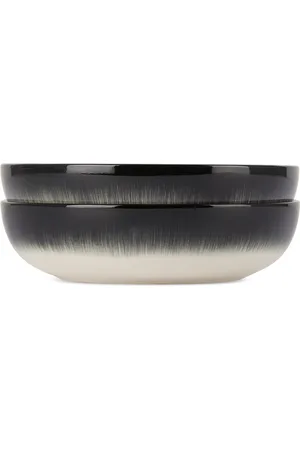 ANN DEMEULEMEESTER Black Serax Edition Small DÉ High Plate Set