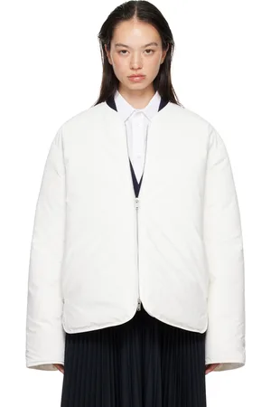 Jil Sander White Vented Down Jacket