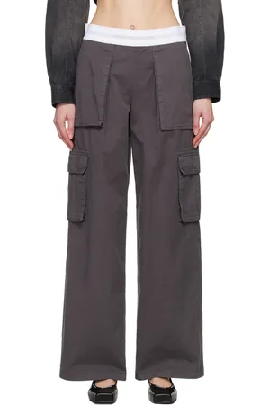 Alexander Wang Gray Cargo Rave Trousers