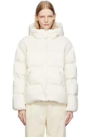 Moncler White Jaseur Down Jacket